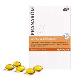 Capsules Origan+ Bio + Essence de citron 30 caps