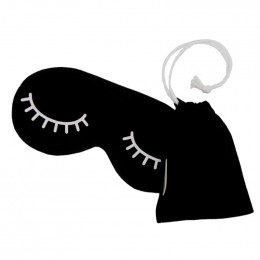Masque de sommeil en coton BIO - Noir