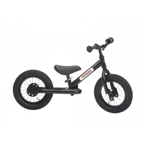 Trybike 2-en-1 tout noir - draisienne