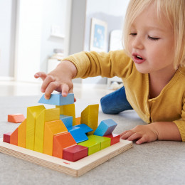 Jeux de formes et d'assemblage 3D en bois - à partir de 2 ans