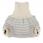 Culotte en laine - lignes grises