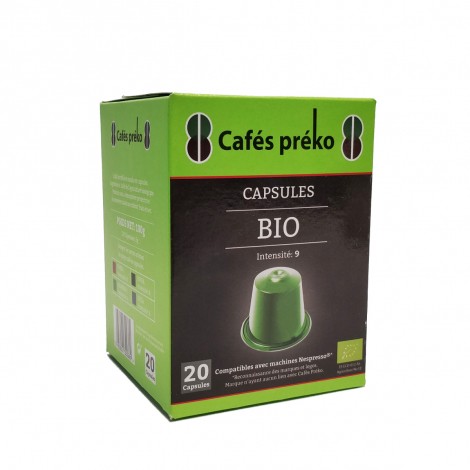 Café BIO en capsule - 20 capsules Café BIO en capsule - 20 capsules