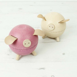 Cochon tirelire - rose - à partir de 3 ans