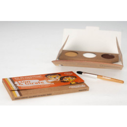 Kit de maquillage Bio 3 couleurs - Lion et girafe - à partir de 3 ans