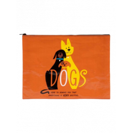 Grande trousse en matériaux recyclés - Dogs