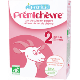 Prémichèvre 2 - Lait de chèvre Bio de 6 à 12 mois - 600 g