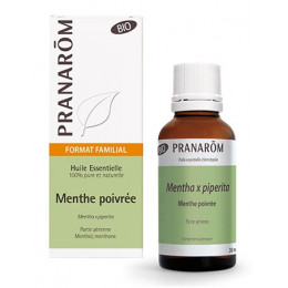 Huile essentielle de menthe poivrée  BIO 30 ml - Pranarom