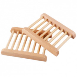 Porte savon bambou grille