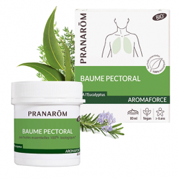 Aromaforce : baume respiratoire BIO
