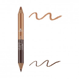 Duo fard et liner Bio Terre brûlée / Cuivre irisé
