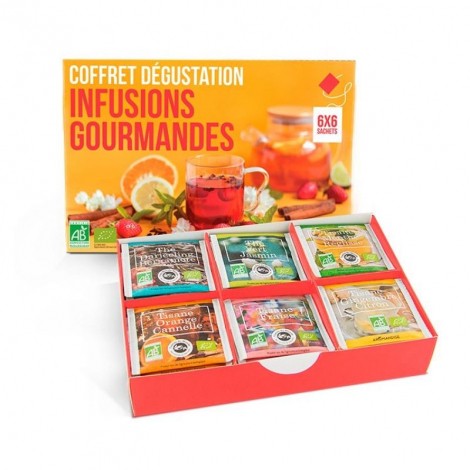 Coffret dégustation de tisanes BIO - 36 infusettes Coffret dégustation de tisanes BIO - 36 infusettes