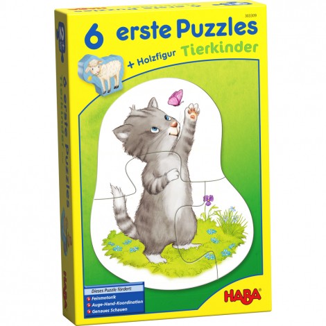 6 premiers puzzles – Bébés animaux