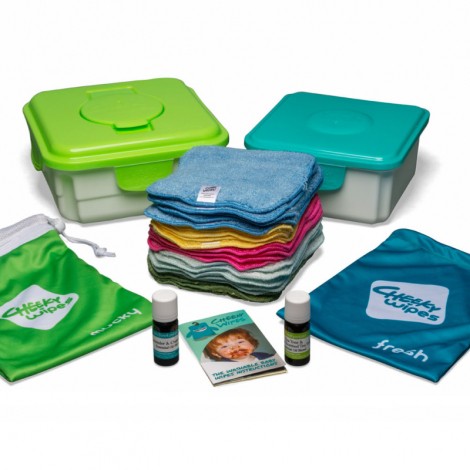 Kit TE1 lingettes lavables - en coton Zéro Twist - arc-en-ciel - Lavande