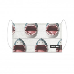 Masque buccal en coton bio - Shark!!