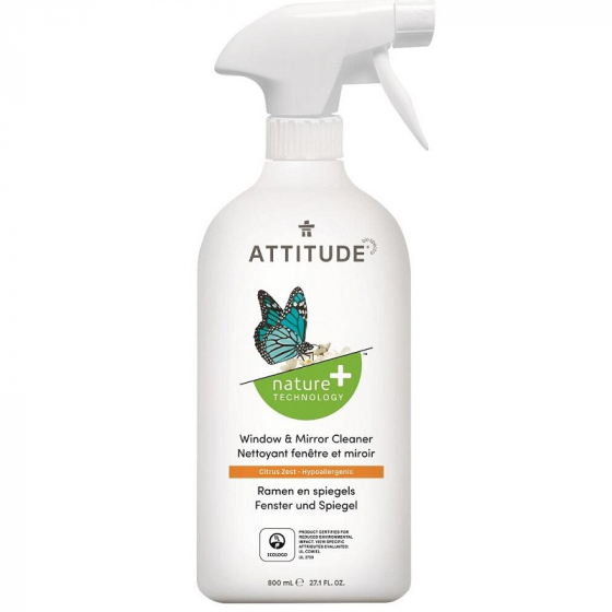 Spray nettoyant fenêtres et miroirs - zeste de citron - 800 ml