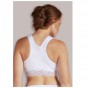 Soutien-gorge de grossesse et d'allaitement cache coeur en coton BIO - Blanc