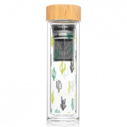 Bouteille infuseur nomade - Cactus