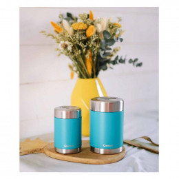 Lunch Box isotherme - 650 ml - Bleu turquoise