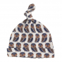 Bonnet en coton BIO - Hiboux navy 