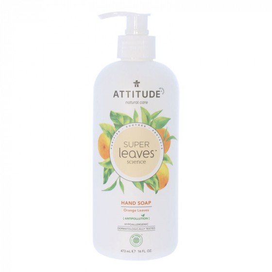 Savon mains Feuilles d'oranger 473 ml Super leaves Savon mains Feuilles d'oranger 473 ml Super leaves