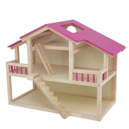 Maison de poupées en bois - à partir de 3 ans