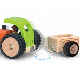 Mini tracteur en bois - à partir de 18 mois