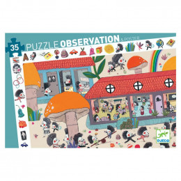 Puzzle observation - L'école des hérissons