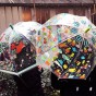 Parapluie - Fleurs & oiseaux