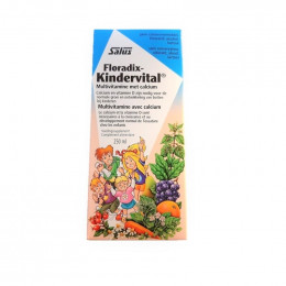 Floradix Kindervital - Multivitamine avec calcium - 250 ml