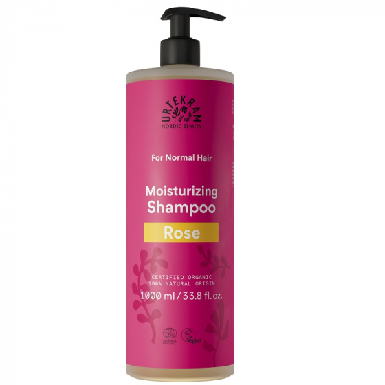 Shampooing pour cheveux normaux à la rose BIO 1 litre ° Shampooing pour cheveux normaux à la rose BIO 1 litre °