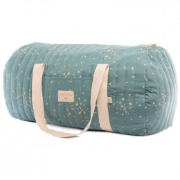 Sac week-end New York - Gold confetti & Magic green