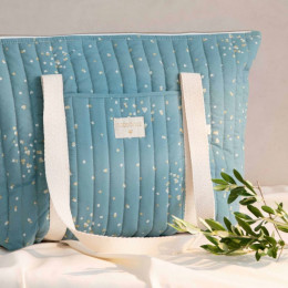 Sac de maternité Paris - Gold confetti & Magic green