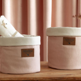 Panier en coton Tango - Bloom pink - medium