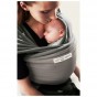 Echarpe porte bébé - Gris éléphant et gris clair 