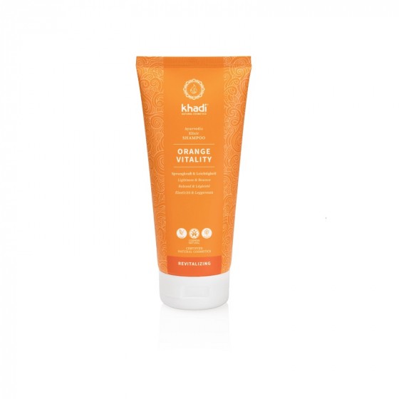 Shampooing ayurvédiuque - Orange vitality - 200 ml Shampooing ayurvédiuque - Orange vitality - 200 ml