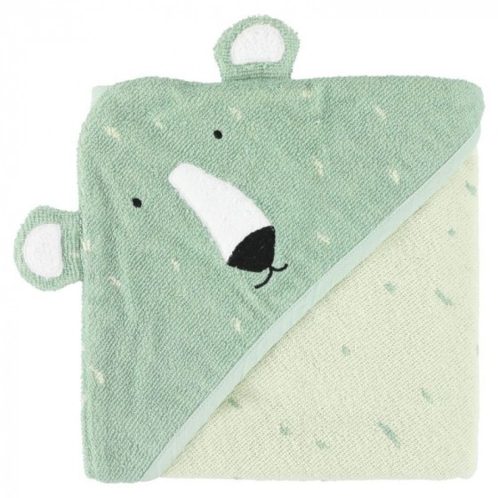 Cape de bain 75x75cm - Mr. Polar Bear Cape de bain 75x75cm - Mr. Polar Bear