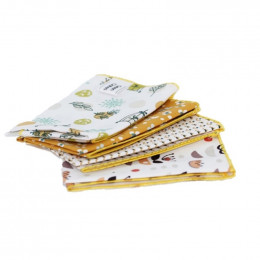 4 mouchoirs en coton Piribi - S - 20 x 20 cm
