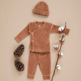 Pantalon bébé en velours - Tawny brown