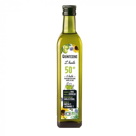 Huile alimentaire BIO pour les 50+ 500 ml