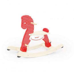 Cheval à bascule en bois - Polka dots - à partir de 12 mois
