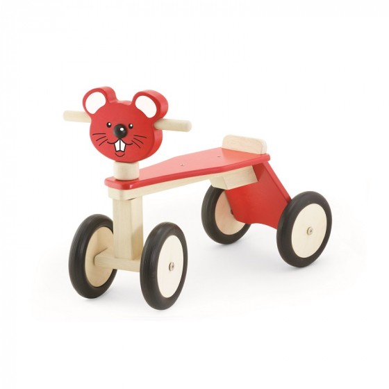Tricycle en bois - Souris - à partir de 18 mois Tricycle en bois - Souris - à partir de 18 mois
