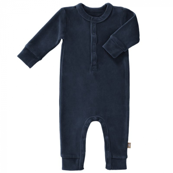 Pyjama bébé en velours Indigo