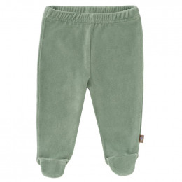 Pantalon bébé à pieds Forest green