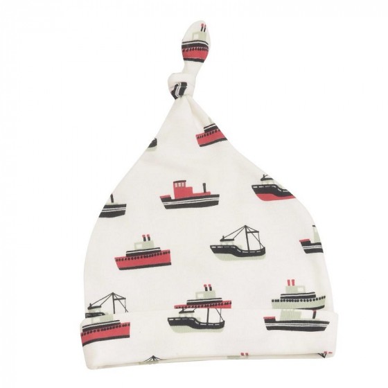 Bonnet en coton BIO - Bateaux Blanc Bonnet en coton BIO - Bateaux Blanc