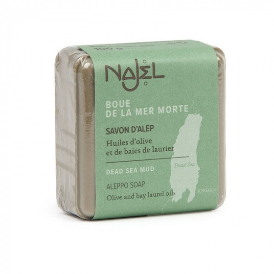 Savon d'alep Exfoliant à la Boue de la Mer Morte - 100 g