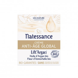 Crème huile nuit Bio - Lift argan - Anti âge global - 50 ml