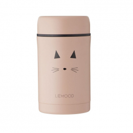 Pot alimentaire thermique Bernard - Cat rose