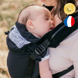 Porte bébé physiologique préformé - Néo V2 - Ebène