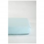 Drap Housse en Coton Bio pour lit bébé - 70x140 cm - Bleu ciel