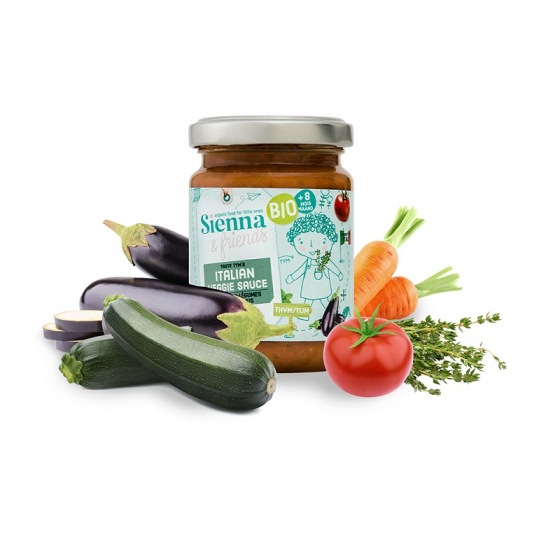 Sauce italienne veggie aux légumes Bio - 130 g - à partir de 8 mois